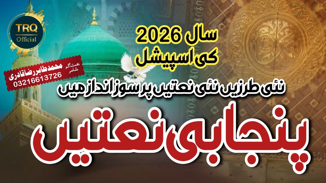 😭 Dard bhari Punjabi naatain  😭 | heart touching naat Guldasta 2026 | by Tahir Raza Qadri fsd