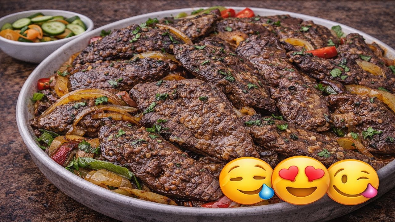 طريقة عمل الكبدة الشرائح باسهل طريقة واحلي طعم