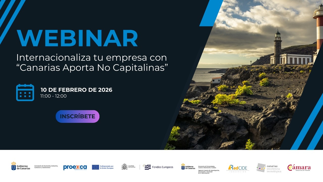 Webinar: Internacionaliza tu empresa con Canarias Aporta No Capitalina