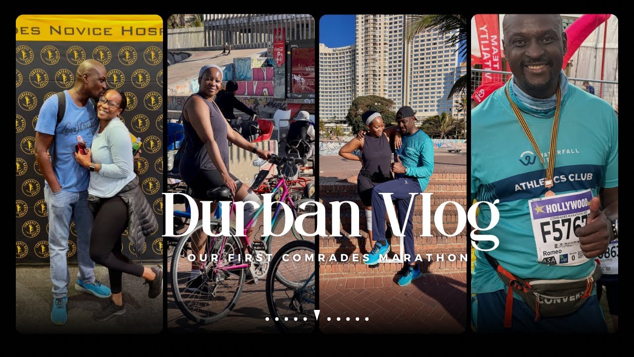 DURBAN VLOG| Our first Comrades Marathon | Hubby Did It| Sourthern Sun Maharani| Shakeoff Run