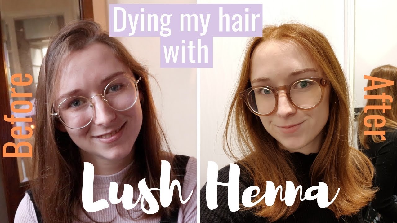Dying My Hair with Lush Caca Rouge Henna - Light Brown to Ginger