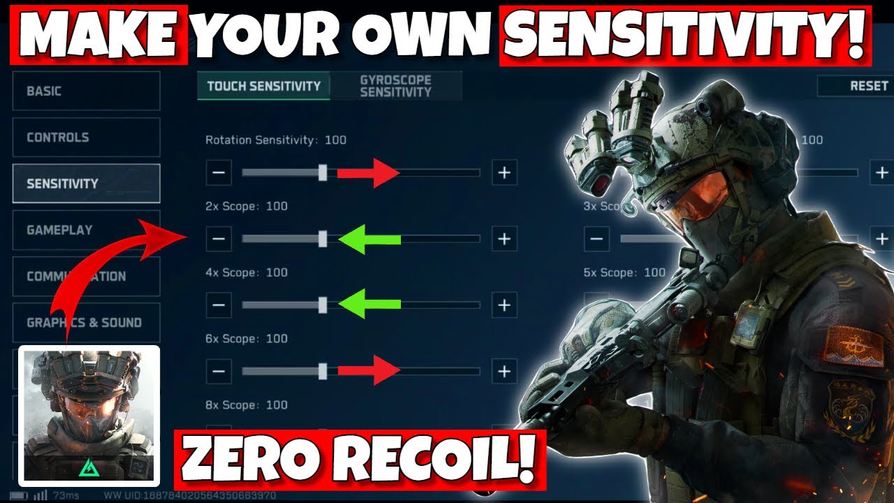 How to Create Your Own Zero Recoil Sensitivity Settings in Delta Force Mobile! (Gyroscope/Non-Gyro)