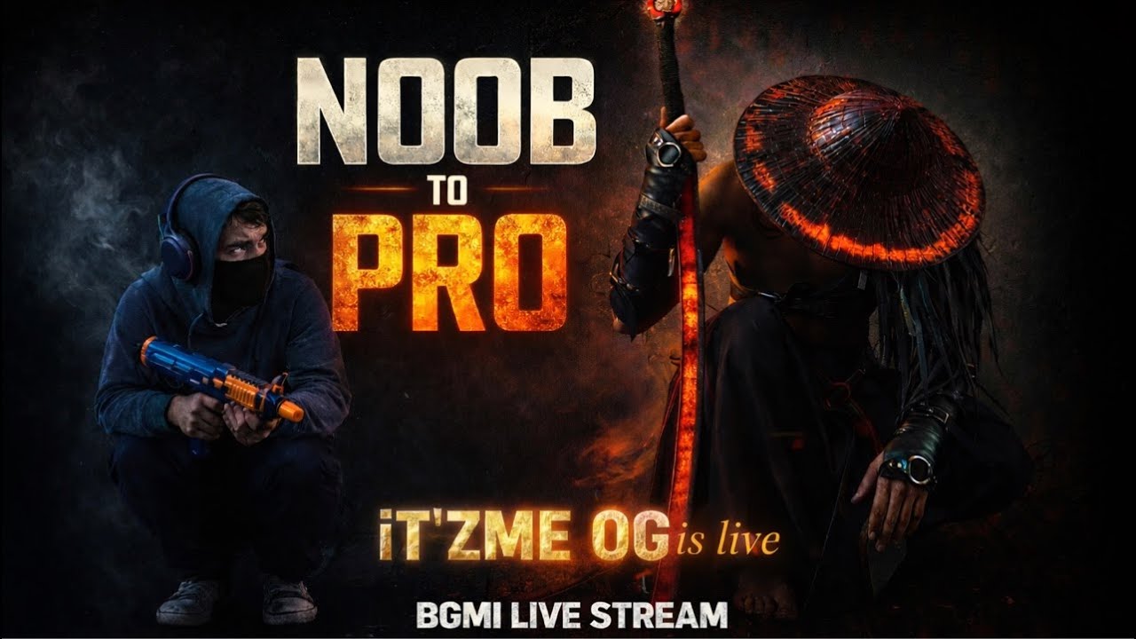 Day ( 1 )BGMI Live 🔴 NOOB ➝ PRO Journey Begins! 