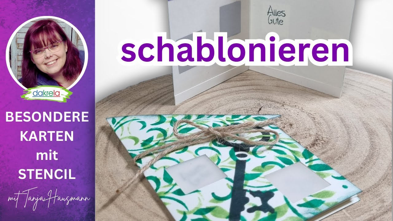 🏠 Besondere Haus - Karte zum Einzug basteln - einfach mit Schablonen [2024]