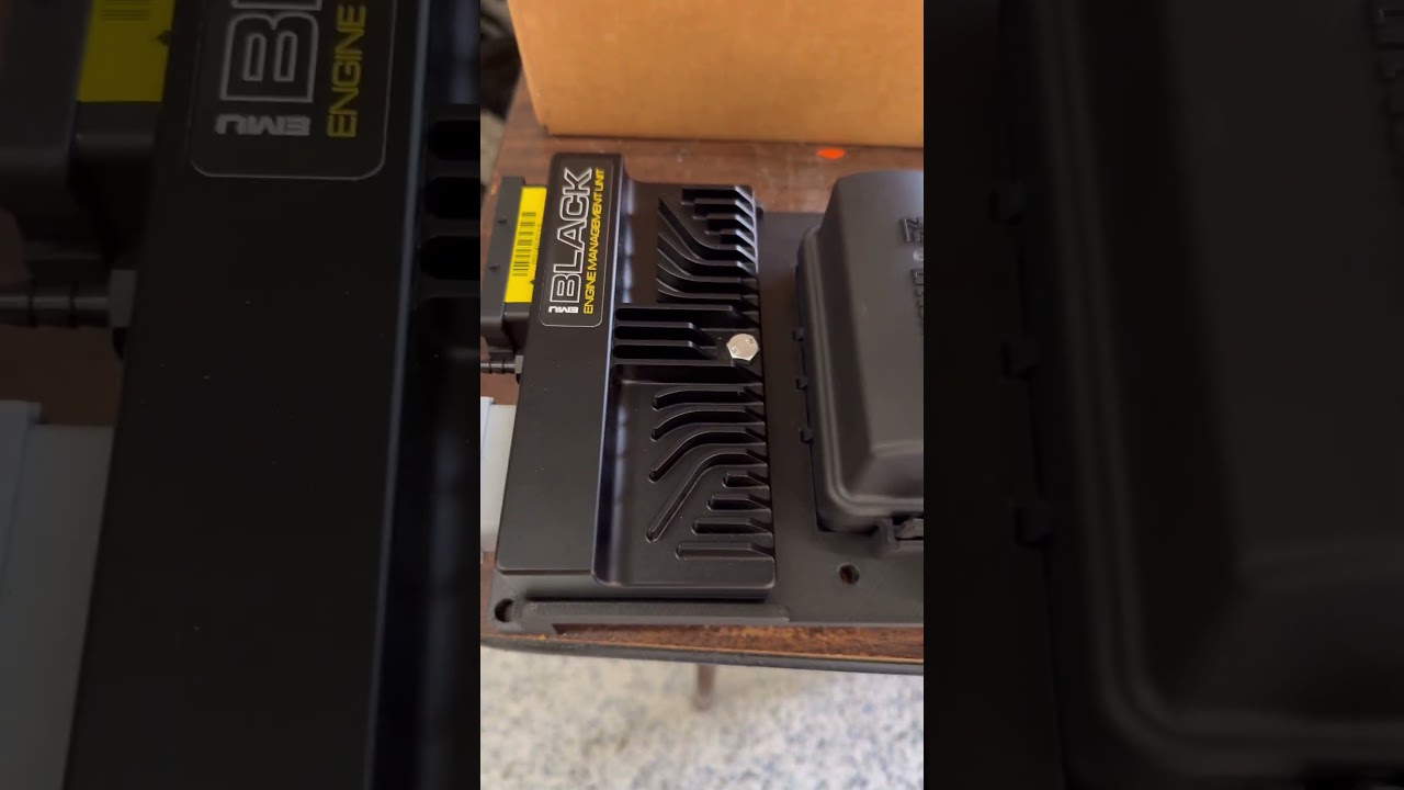 Custom bracket for ECU masters EMU, Black and fuse panel ￼