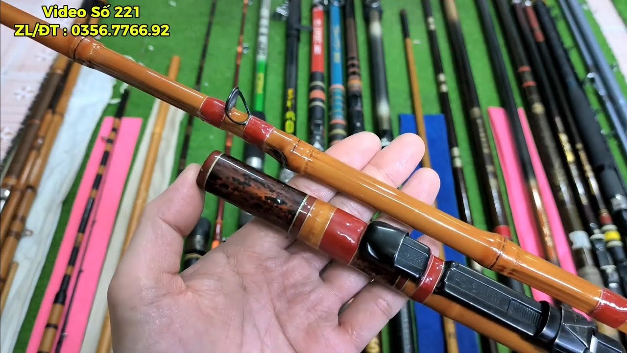 Video Số 221 : Cần Câu Trúc Nghệ Nhân Vip - Cần Tay Nhật 3m3 - 6m3 | Shimano Pro Surf 405 DX