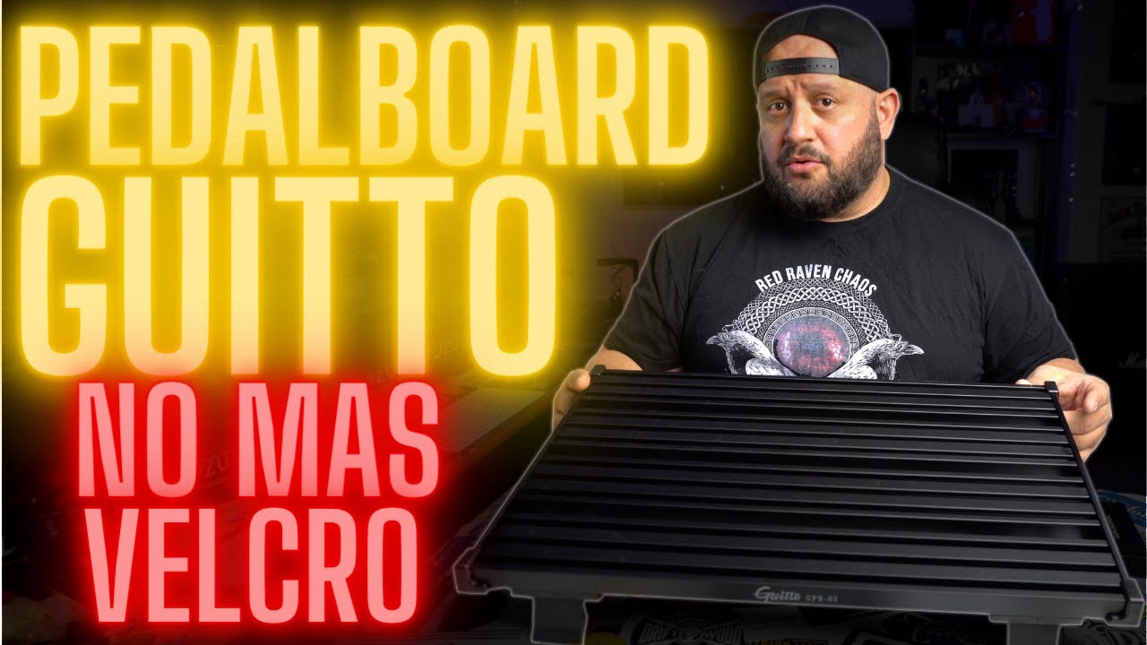 PEDALBOARD GUITTO - NO MAS VELCRO PARA TUS PEDALES DE GUITARRA