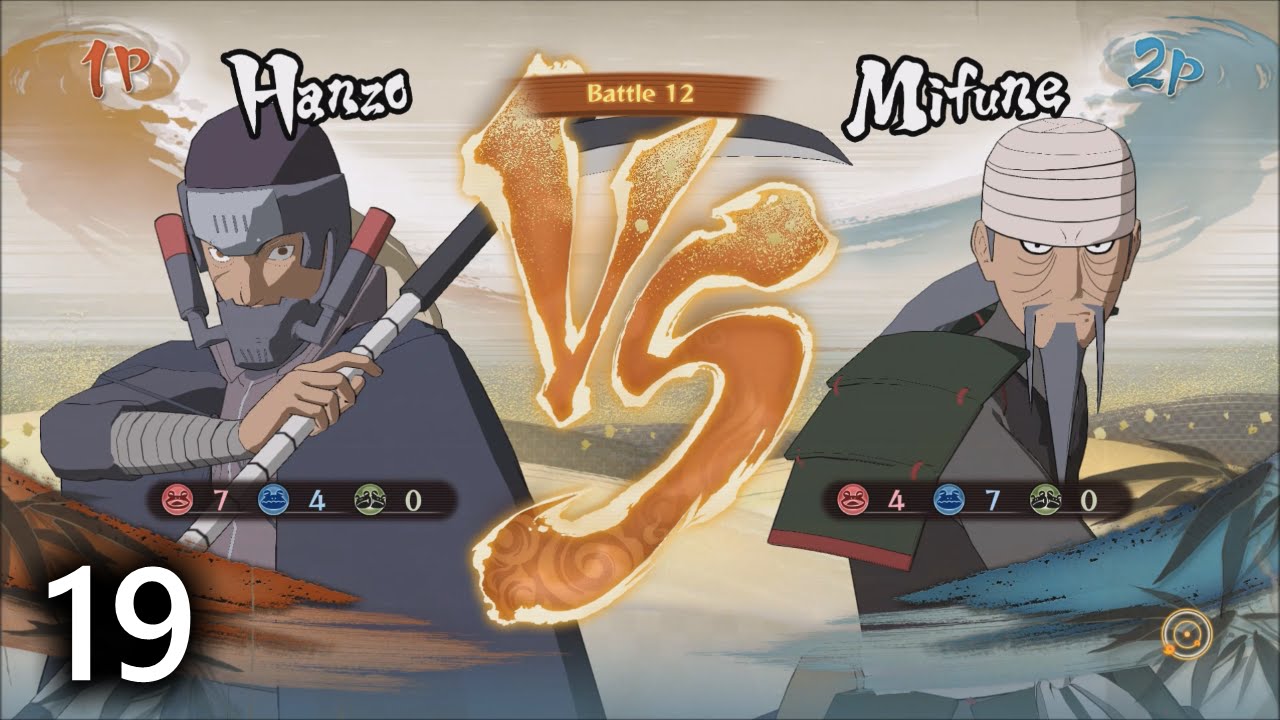 Hanzo VS Mifune: Naruto Ultimate Ninja Storm 4 [1080p HD]