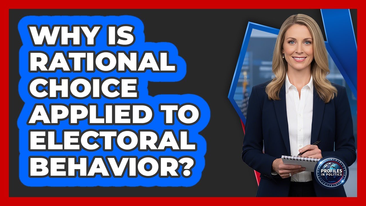 Why Is Rational Choice Applied To Electoral Behavior?