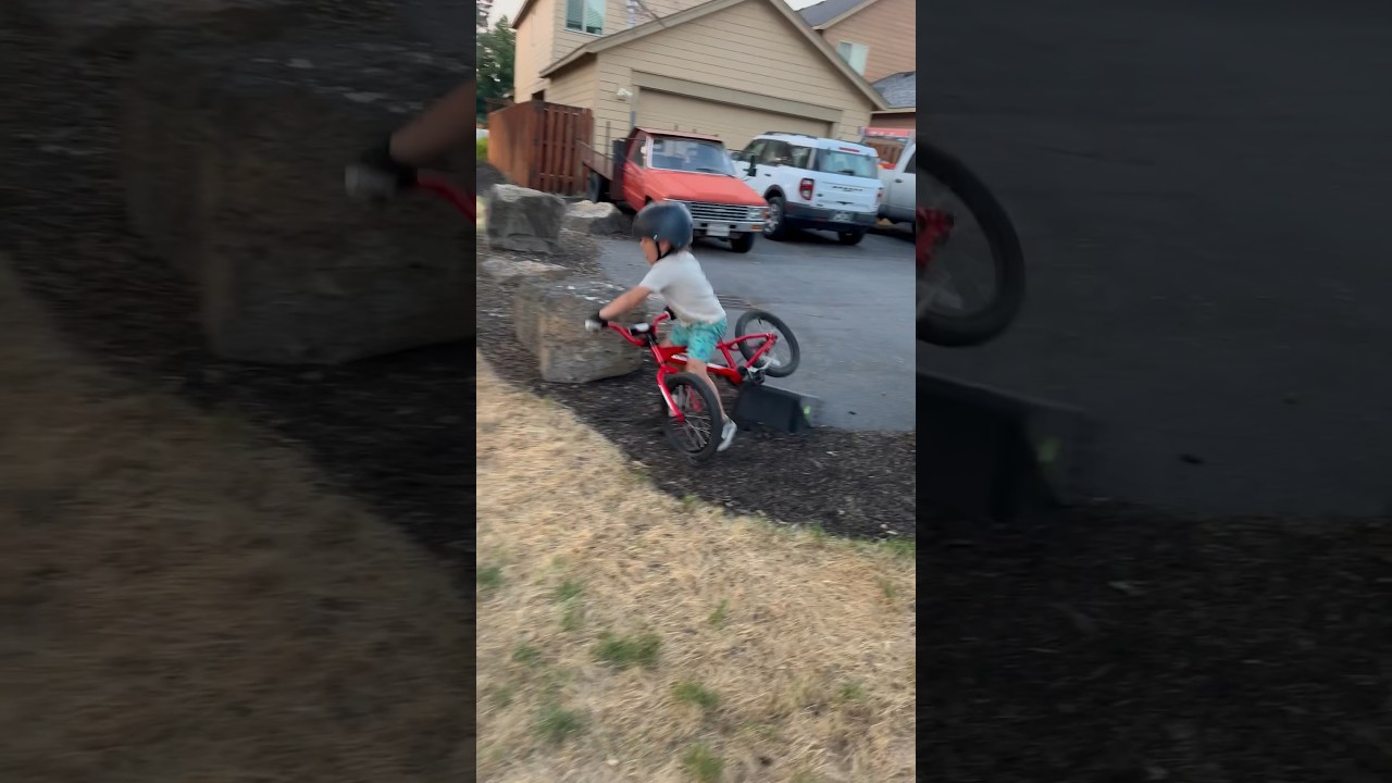 Taking A Hard Fall Like A Champ Learning How To Do Jumps On A Bike!! 🚲💥 😱