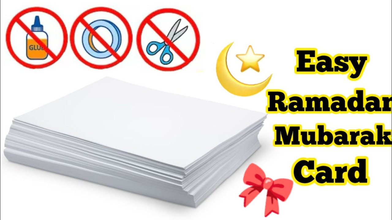 Ramadan Card ideas / Ramadan Greeting Card / Ramadan Easy Card / Greeting Card 