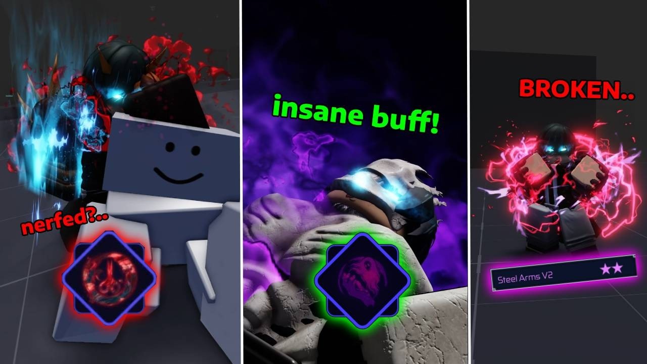 Все усиления и ослабления в новом обновлении Jujutsu Infinite!