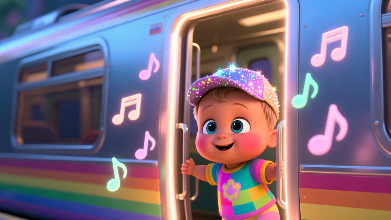 Baby’s Magical Train 🚂✨ Fun Kids Song | Toddler ABC & 123 Learning Adventure