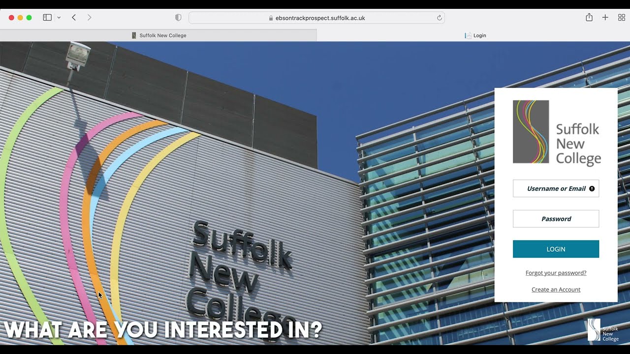 How to Apply for Suffolk New College