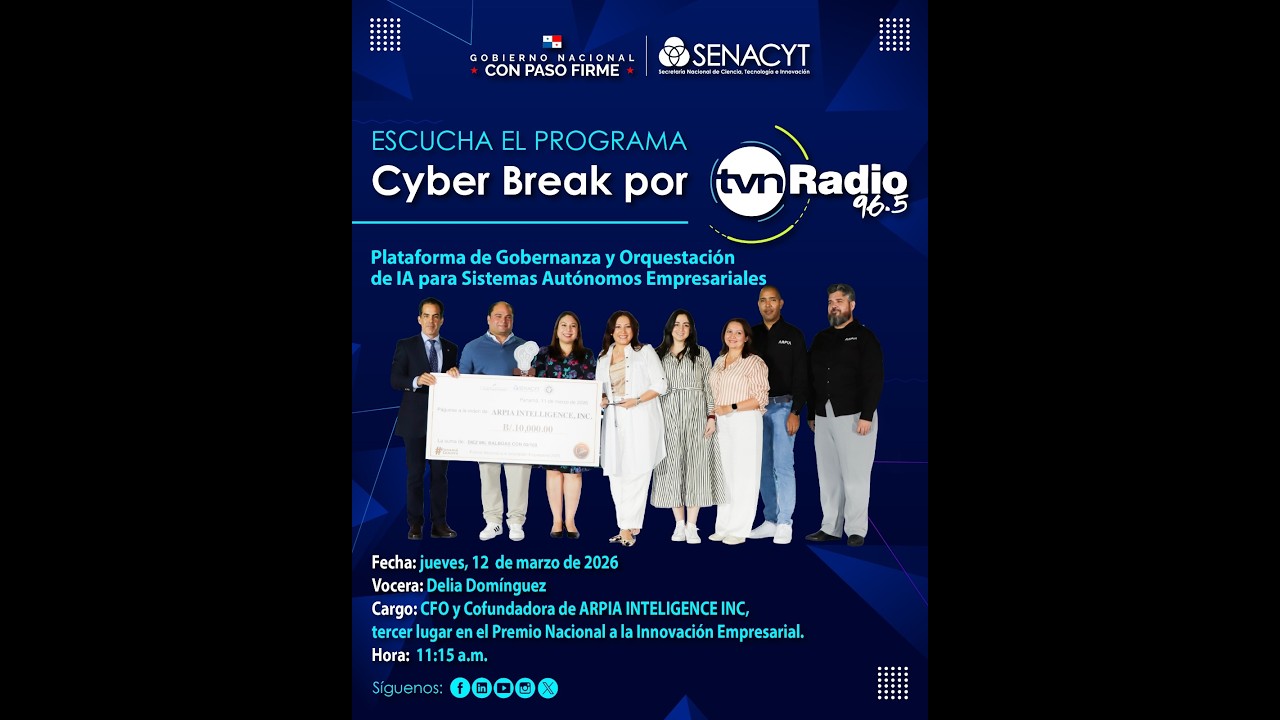 Entrevista TVN Radio Cyber Break a nuestra CFO Delia Dominguez de Vega -Guhlin