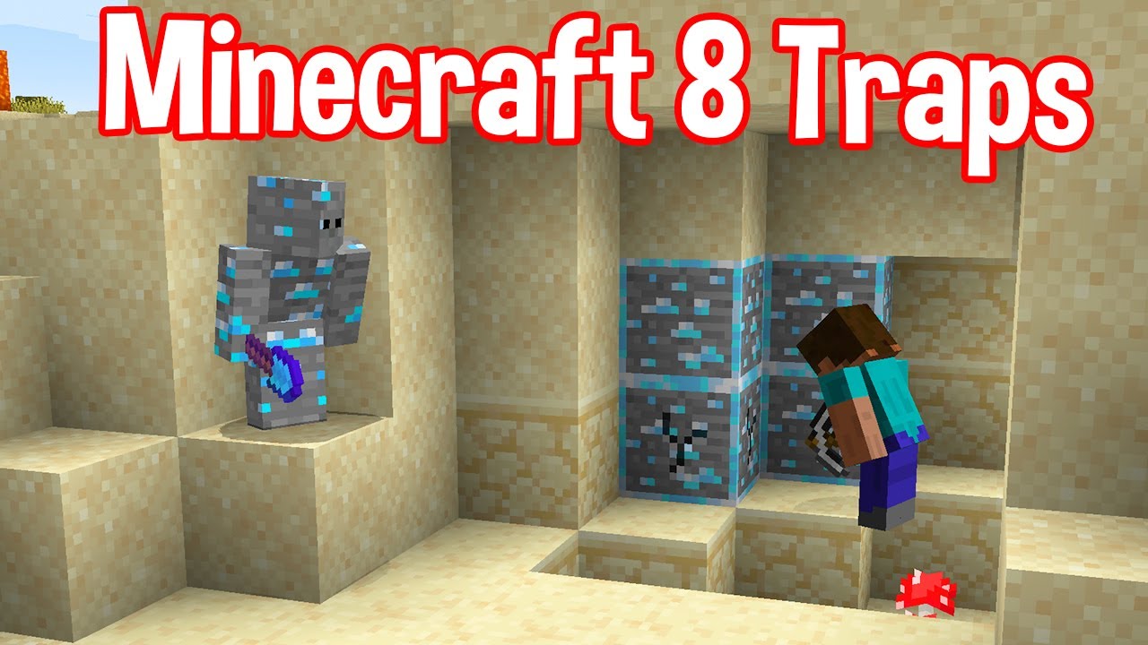 MOST EFFECTIVE 8 ONLINE TRAPS IN MINECRAFT BY SCOOBY CRAFT
