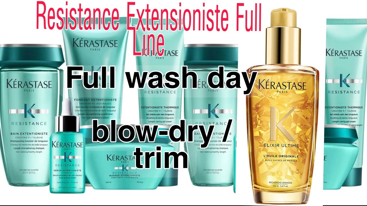 Kerastase Extensioniste Review Full Wash Day Blow-dry/Trim On Relaxed Hair