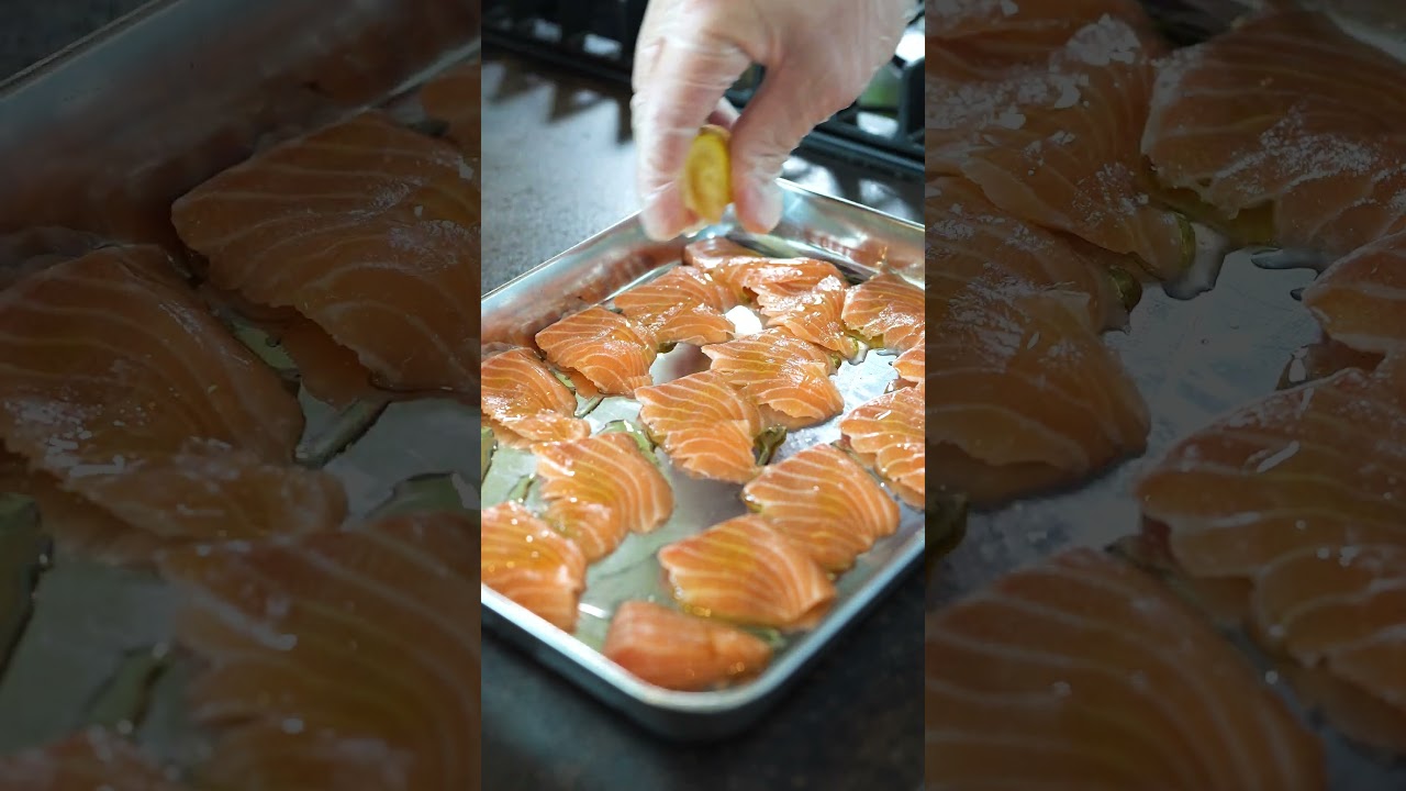 レストランで教わったサーモンマリネ