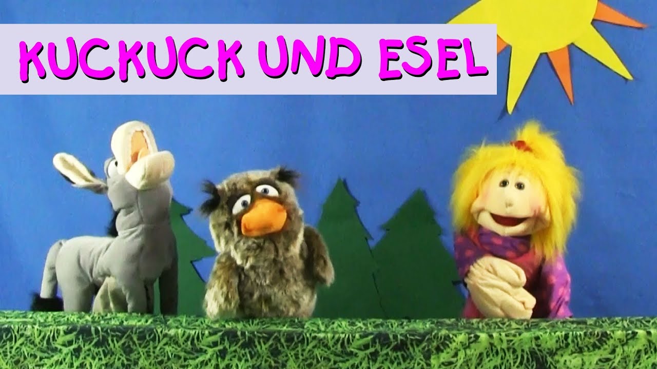 Der Kuckuck und der Esel || Kinderlieder mit Puppen