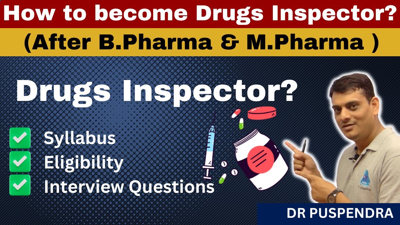 How to prepare for Drμgs Inspector (DI) - Complete Details | Eligibility, Syllabus & Questions