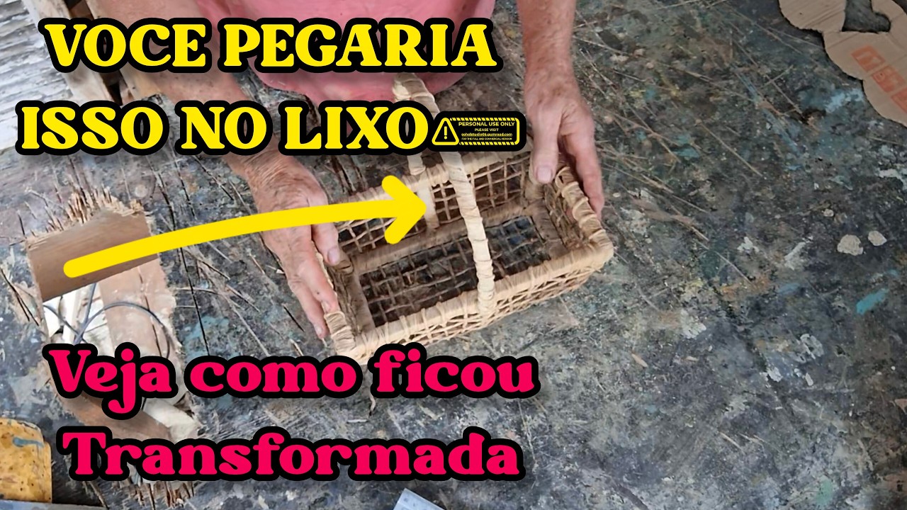 VOCE NUNCA MAIS VAI JOGAR ISSO FORA+OLHA A SERVENTIA Q TEM ISSO