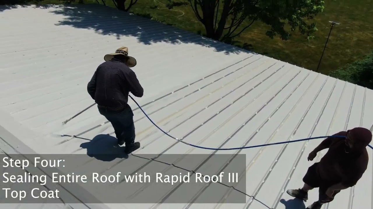 Metal Roof Restoration step by step process Your Local Roofer