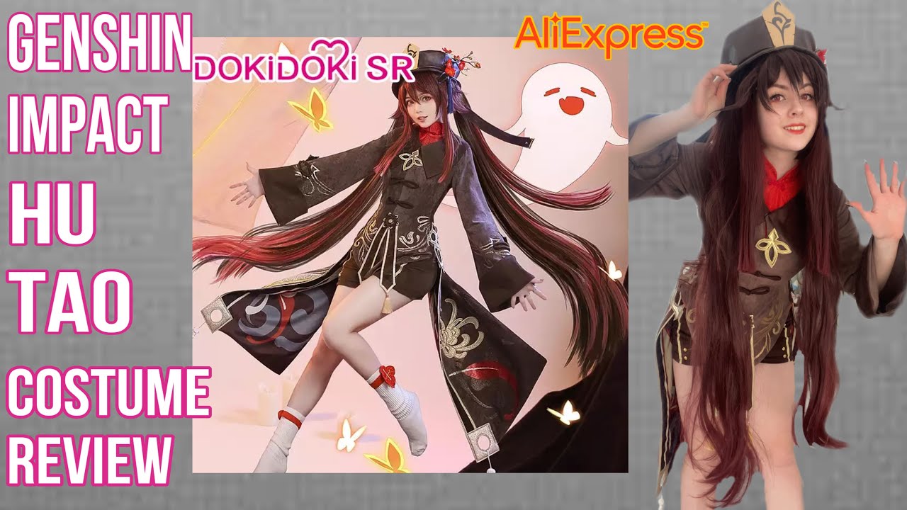 ОБЗОР НА КОСТЮМ ХУ ТАО ИЗ ГЕНШИНА С АЛИКА! Костюм от DokiDoki Genshin Impact