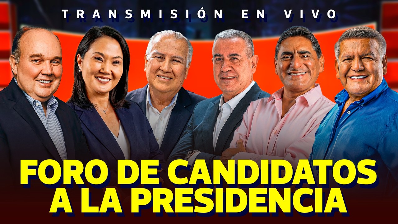 🔴 ELECCIONES 2026: CANDIDATOS PRESIDENCIALES PRESENTAN SUS PROPUESTAS EN FORO ELECTORAL | EN VIVO