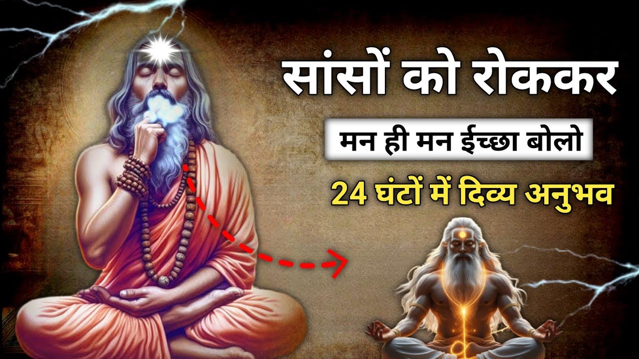 सांसों को और तुरंत चमत्कार देखो Dhyan kaise kare The easiest way to meditate Dhyan vidhi #meditation