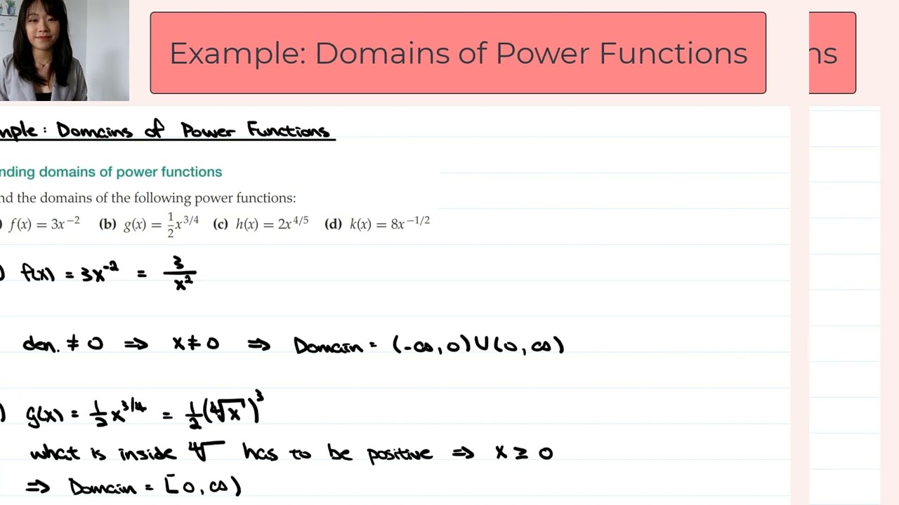 [吉娜][Precal] Example of finding domains of power functions