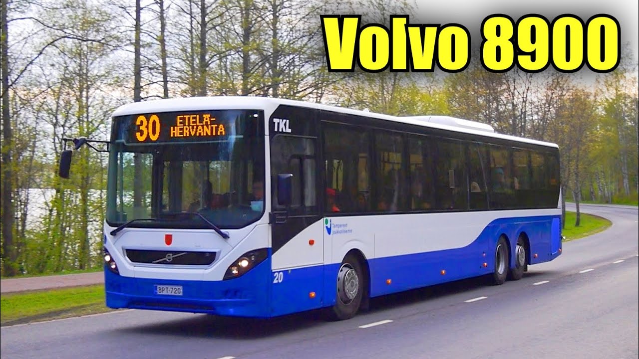 Автобусы Volvo 8900 в Тампере 2013–14 Финляндия 🇫🇮