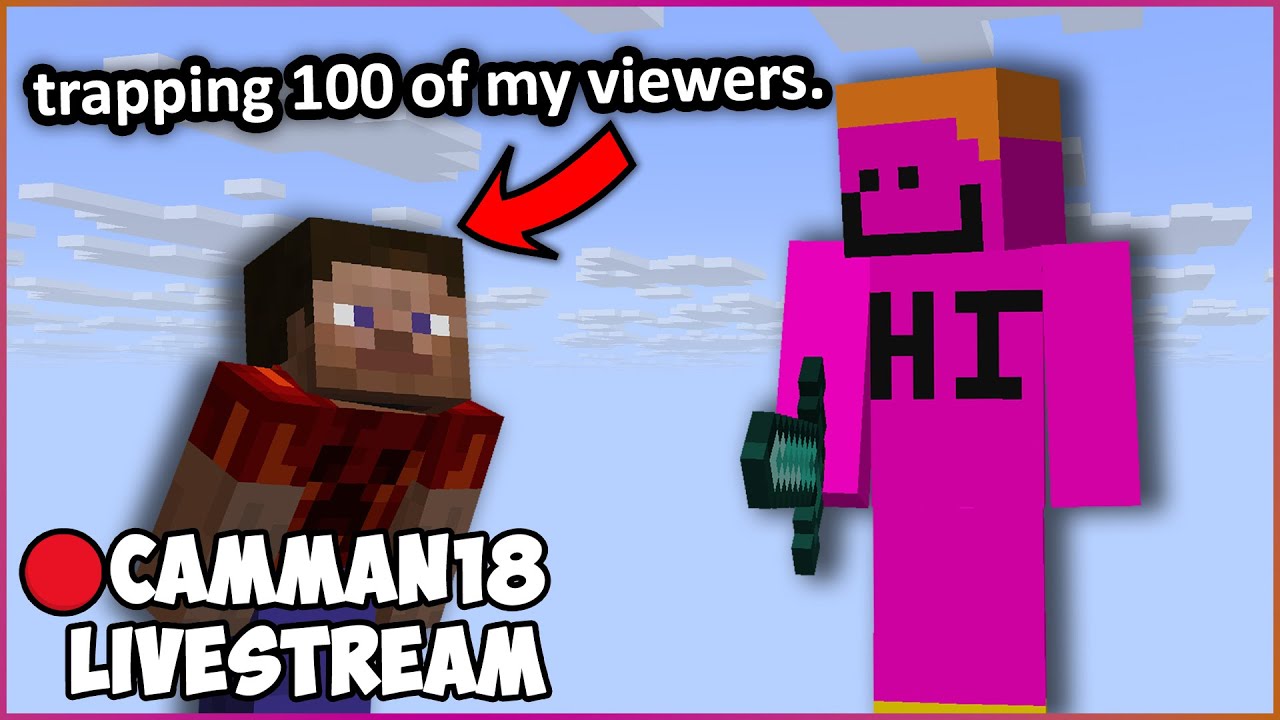 100 VIEWERS VS CAMMAN camman18 Full Twitch VOD