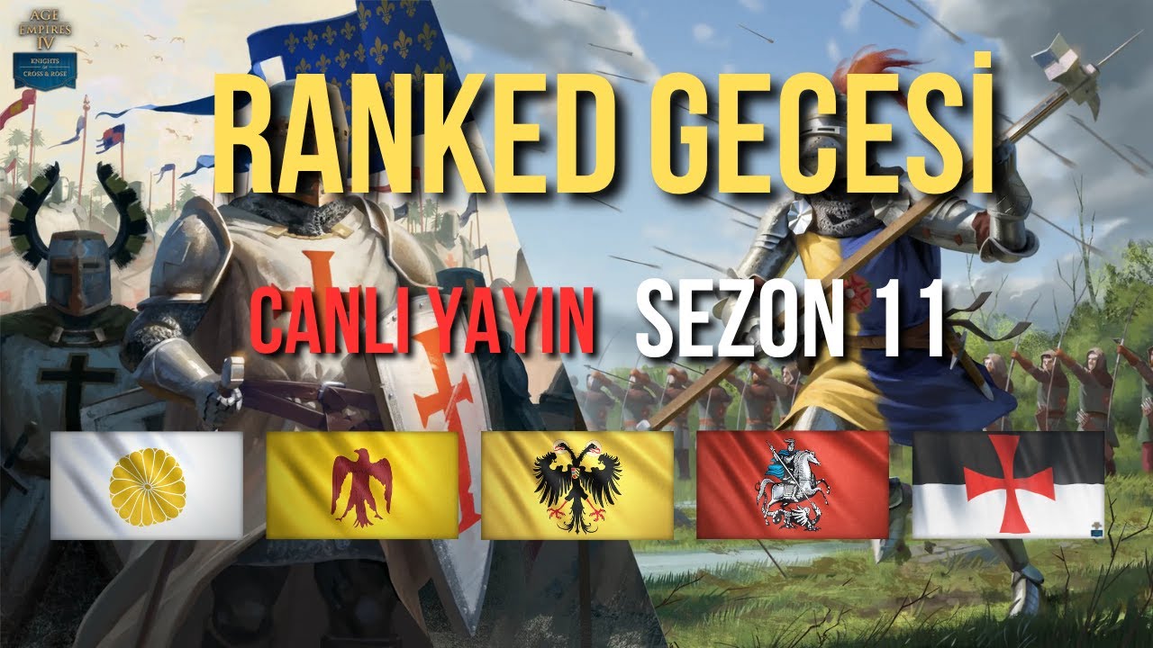 AoE4 Canlı Yayın | Japon, Eyy&uuml;bi, Kutsal Roma ile Takım Savaşları! - Age of Empires IV