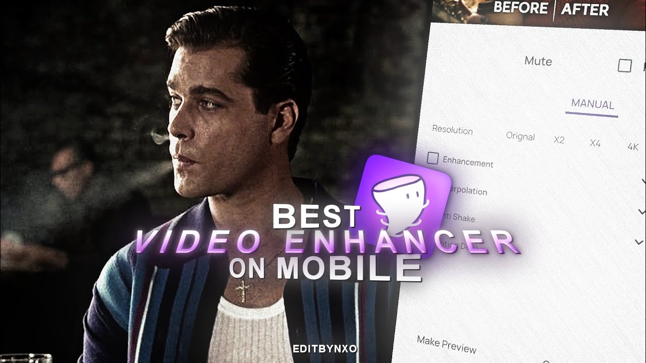 Best video quality enhancer on mobile! | Ai video enhancer | Topaz like! | Editbynxo