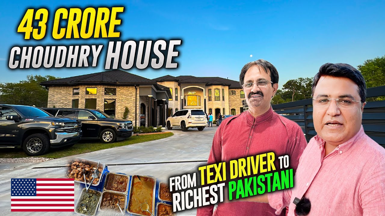 43 Crore 5 Star LUXURY HOUSE 🏠 | from TAXI DRIVER to RICH PAKISTANI | USA Vlog