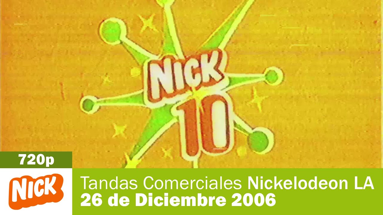 Tandas Comerciales Nickelodeon Latinoamérica - 26 de Diciembre 2006