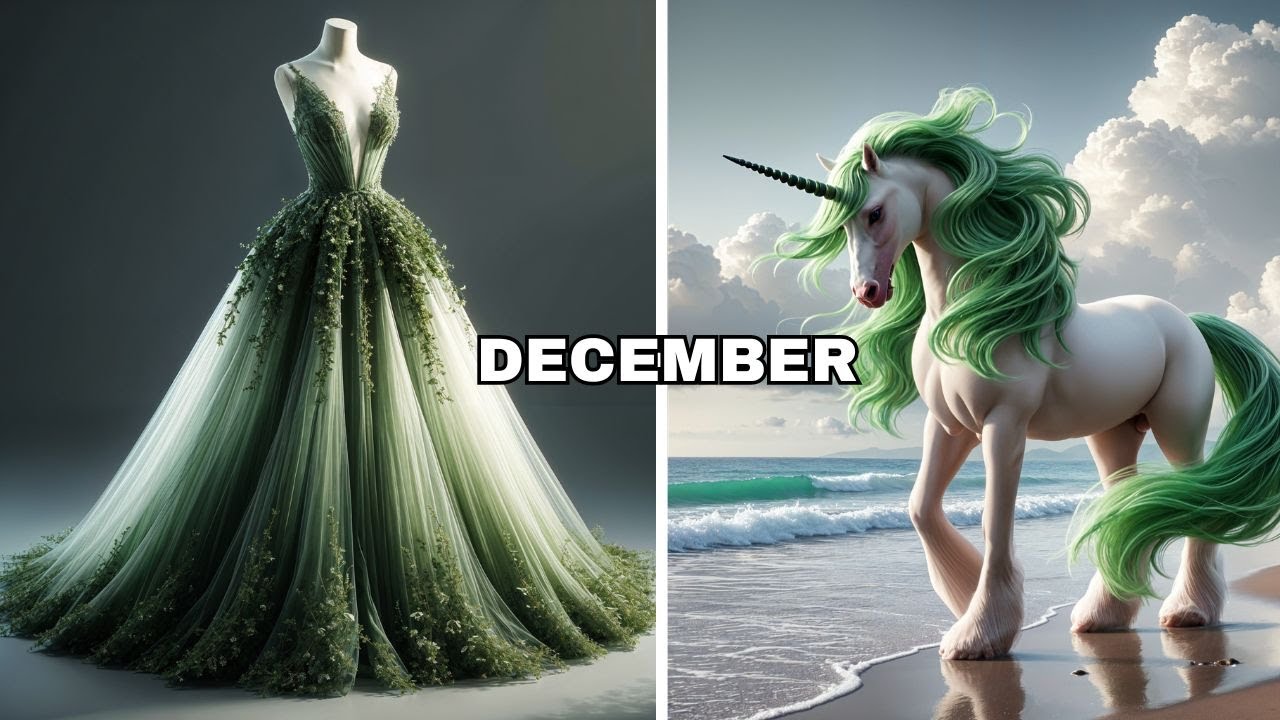 Choose Your Birthday Month and See Your Ball Gown Dress And unicorn 🦄 👗 😍 😍 || #trending #viral