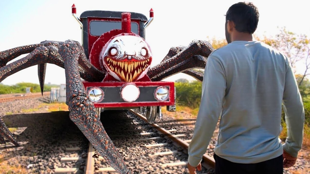 LIVE🛑..!! AGGRESSIVE CHOO CHARLES Live SPIDER TRAIN Gameplay | GamerAJ