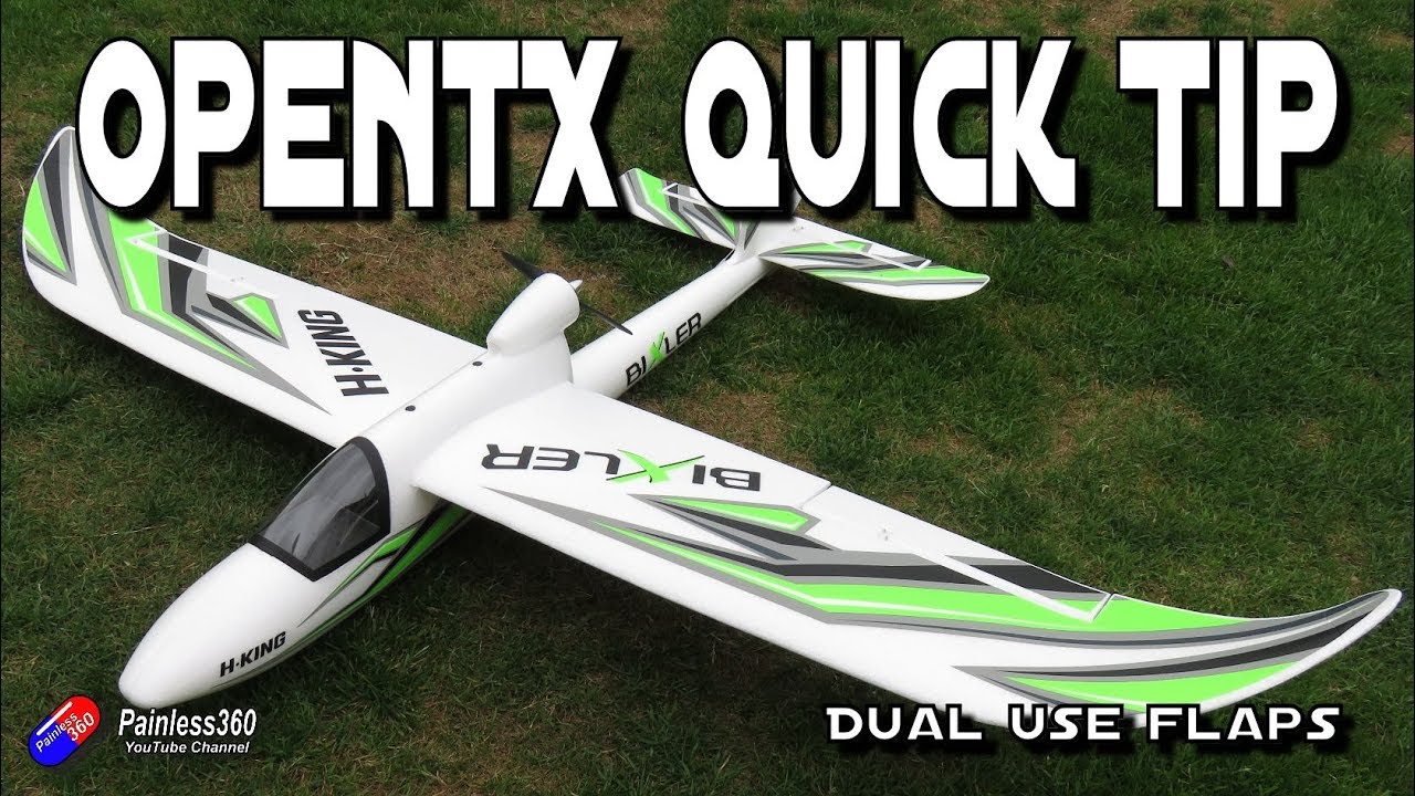 OpenTX Quick Tip: Using Flaps as ailerons / dual use flaps / full span ailerons