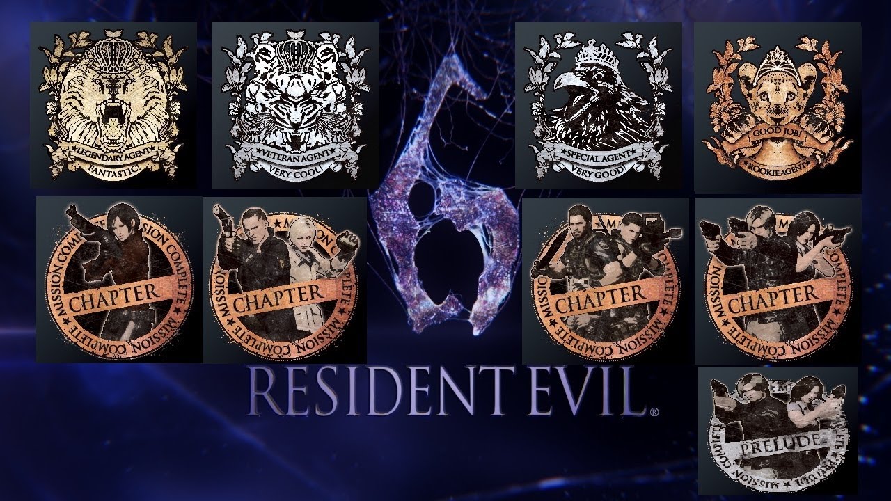 Resident Evil 6: قلتش تروفي الصعوبات + قلتش تروفيات التختيم + قلتش الهيل + سبيدرن (25 تروفي)