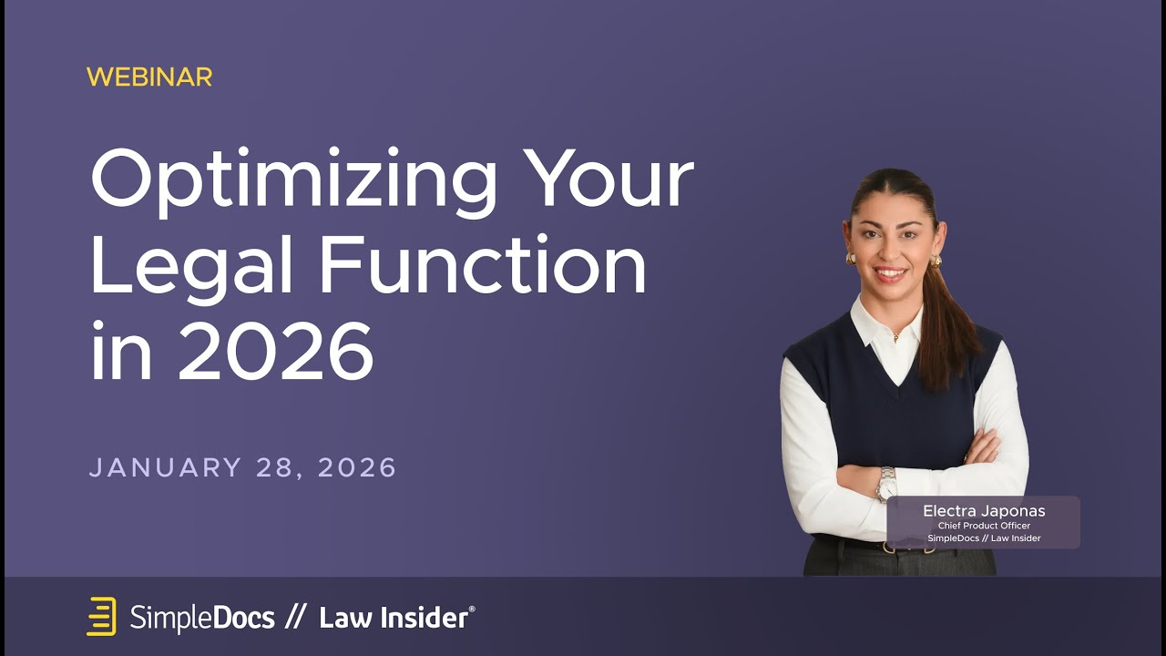 Optimizing Your Legal Function in 2026