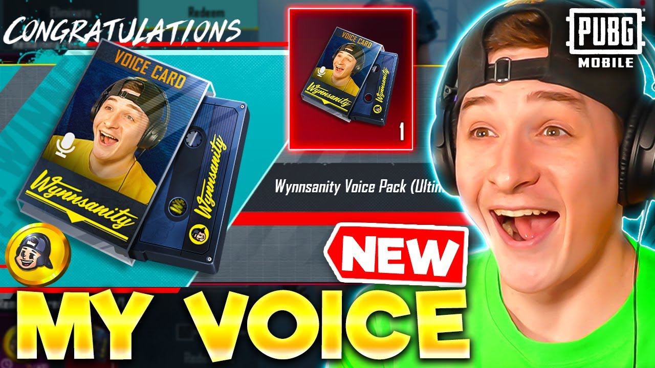 ОТКРЫТИЕ МОЕГО ГОЛОСОВОГО ПАКЕТА WYNNSANITY В PUBG MOBILE