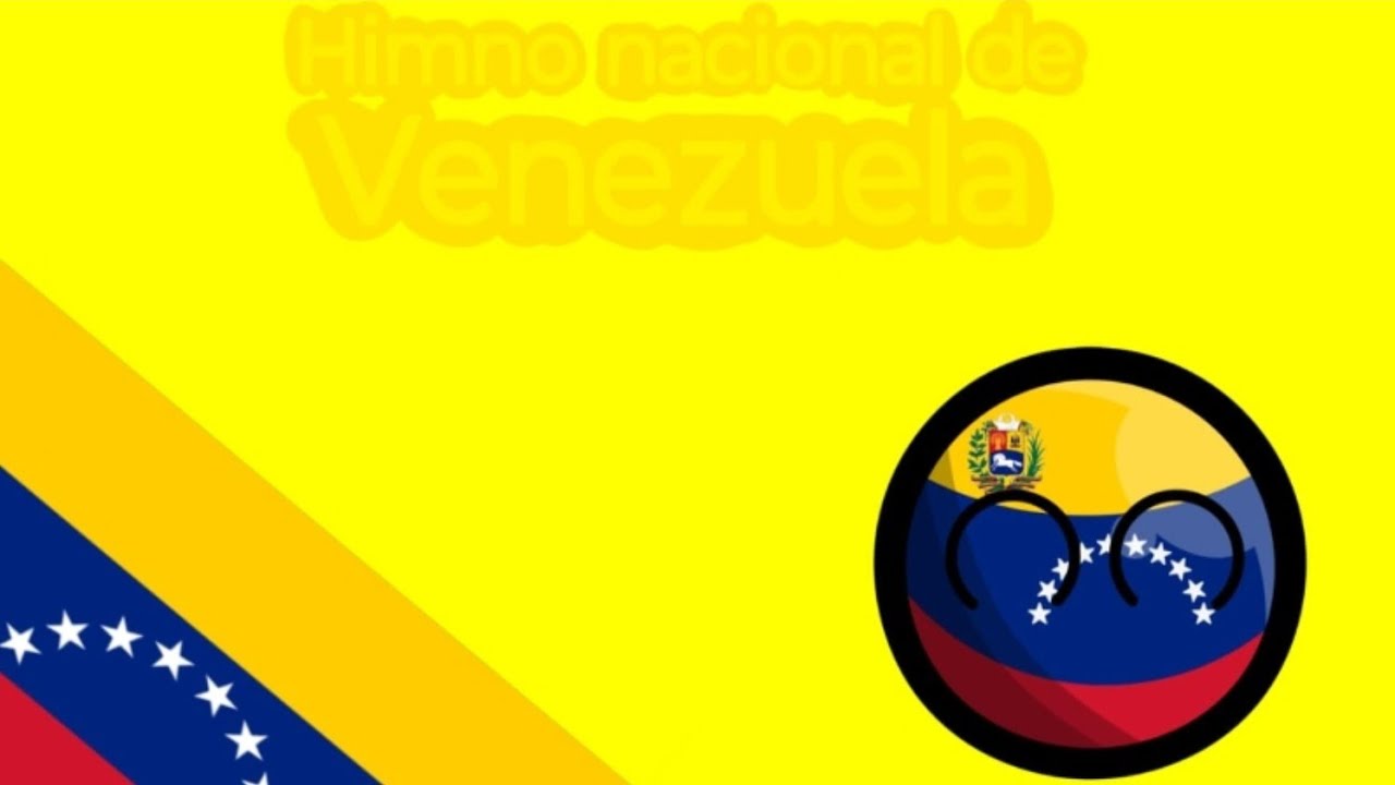 Himno Nacional de Venezuela versión Countryballs