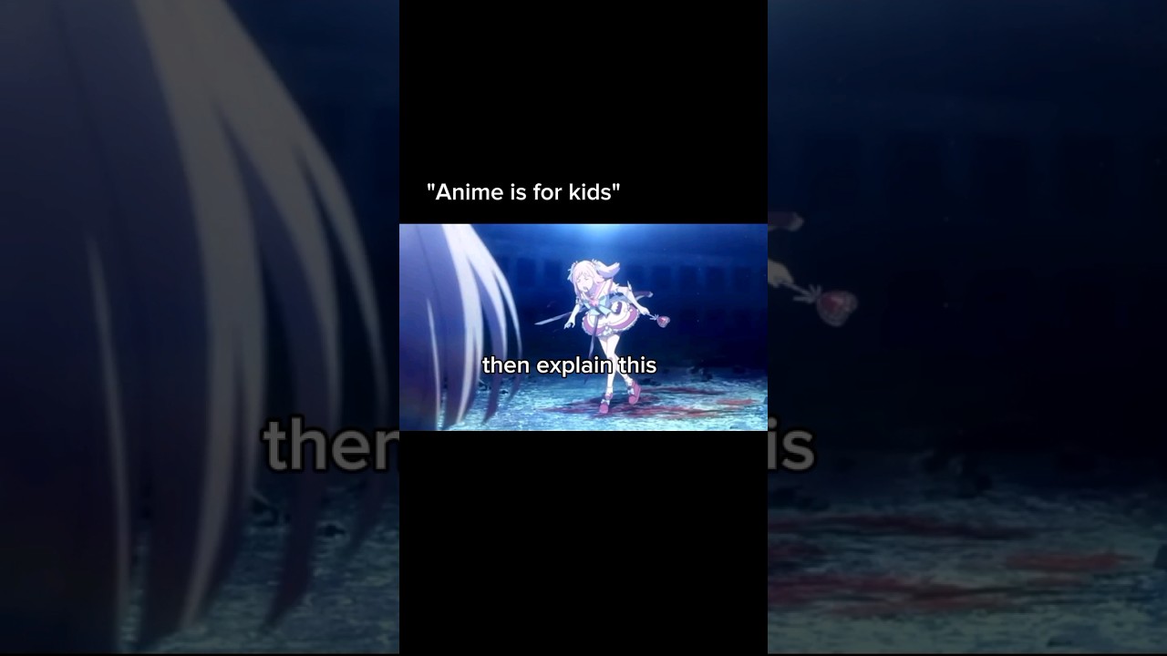 they say anime is for kids #anime