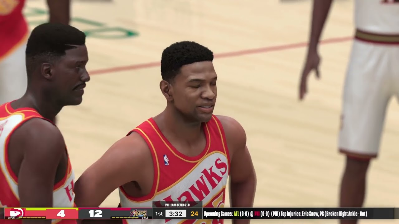 NBA 2K24_Hawks vs 76ers