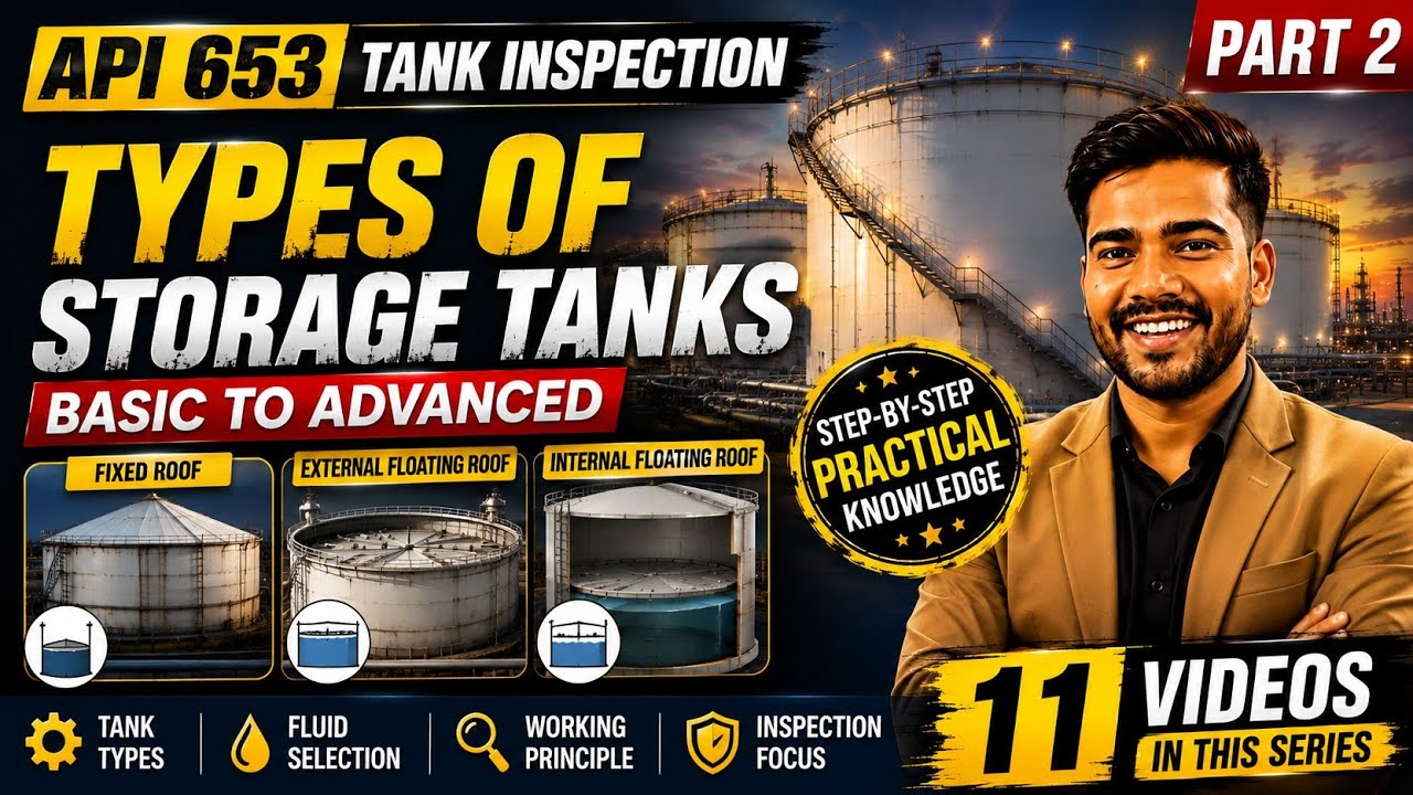 How to Inspect Different Types of Storage Tanks | API 653 Part 2