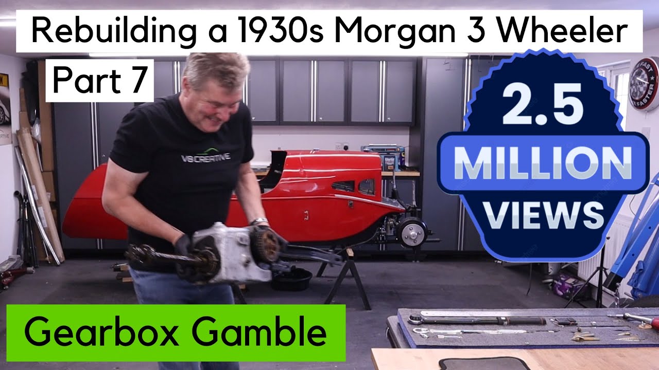 Сборка трёхколёсного автомобиля Morgan 1930-х годов с Найджелом Дином. Часть 7. Снятие коробки пе...