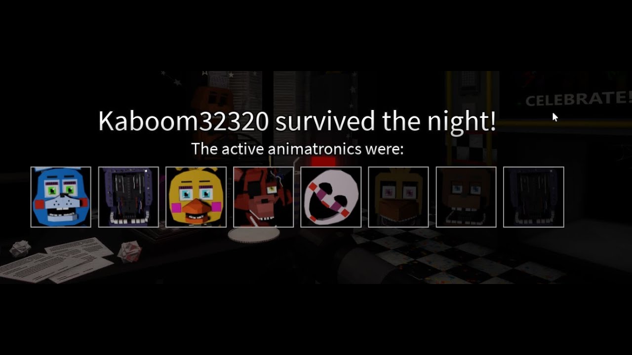 Fnaf Roblox Ultimate Random Night: Terror at the Pizzeria