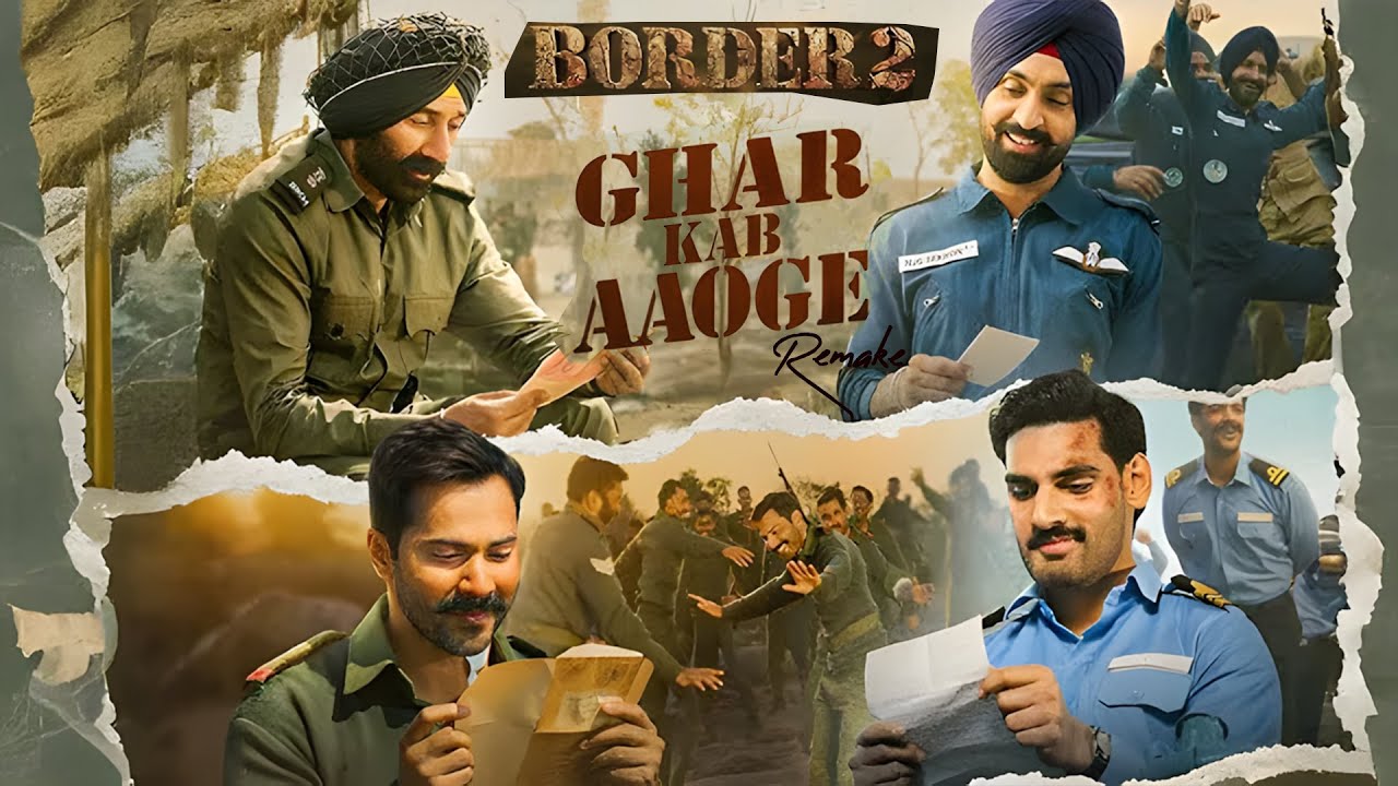 Ghar kab Aaoge | Border 2 | Remake | Sunny Deol | Mithoon, Sonu, Roop, Arijit, Vishal, Diljit