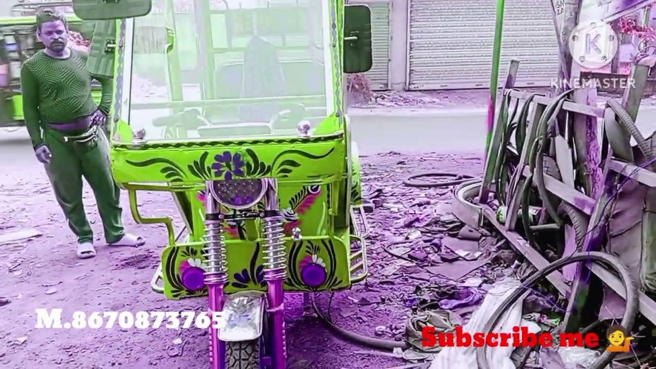 Super fast battery rickshaw heavy duty 💪💪 top model gari 💁💁 ☎️.8670873765